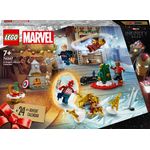 LEGO Marvel 76267 Calendario dell’Avvento degli Avengers 2023 con 24 Regali da Supereroi, Regalo di Natale per Bambini