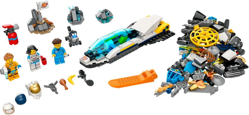 LEGO-City-60354-Missioni-di-Esplorazione-su-Marte-Set-Costruzioni-con-Avventura-Digitale-Interattiva-Astronave-Giocattolo