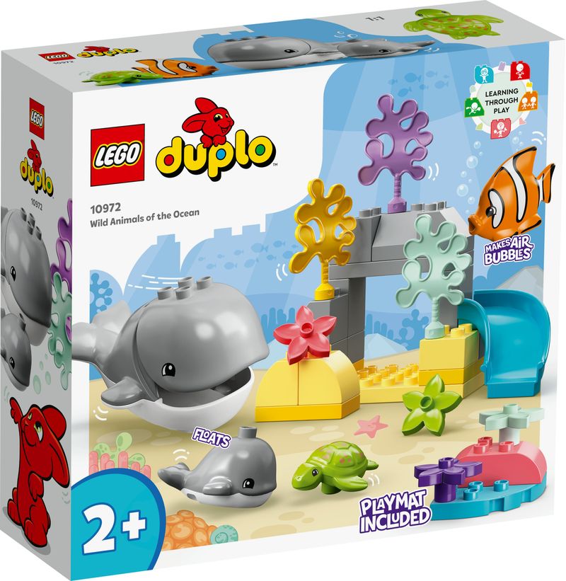 LEGO-DUPLO-10972-Animali-dell’Oceano-Giochi-Educativi-per-Bambini-dai-2-Anni-con-Tartaruga-Giocattolo-Tappetino-da-Gioco