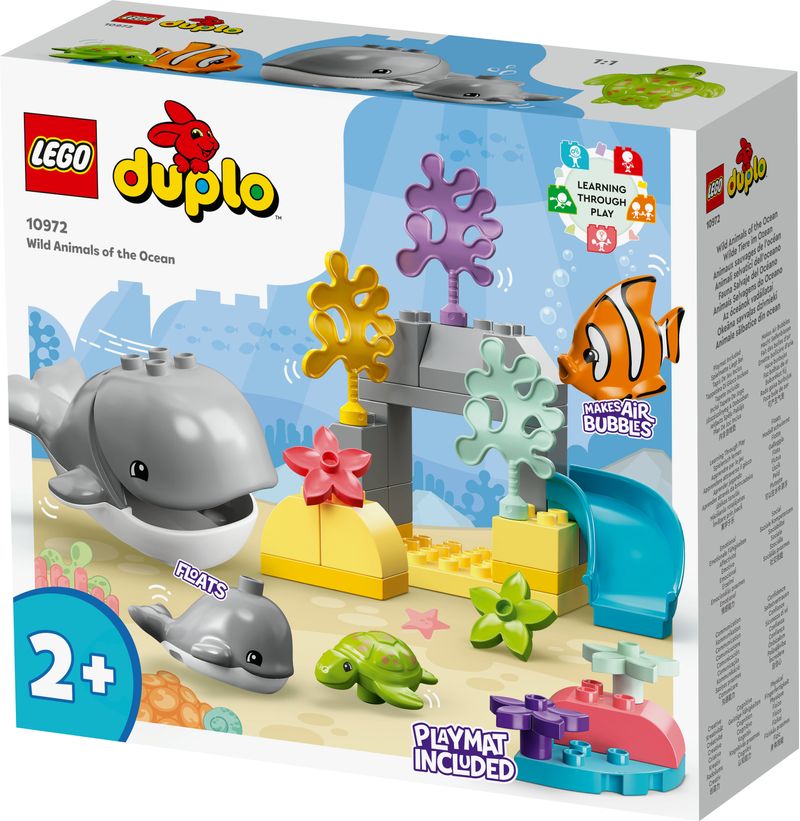 LEGO-DUPLO-10972-Animali-dell’Oceano-Giochi-Educativi-per-Bambini-dai-2-Anni-con-Tartaruga-Giocattolo-Tappetino-da-Gioco