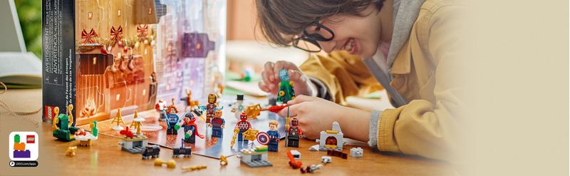 LEGO-Marvel-76267-Calendario-dell’Avvento-degli-Avengers-2023-con-24-Regali-da-Supereroi-Regalo-di-Natale-per-Bambini