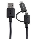 StarTech.com-Cavo-di-ricarica-2-in-1-da-1m---Da-USB-a-Lightning-o-Micro-USB-per-iPhone---iPad---iPod---Android---Certifi