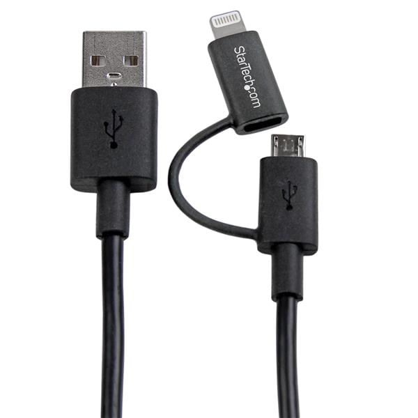 StarTech.com-Cavo-di-ricarica-2-in-1-da-1m---Da-USB-a-Lightning-o-Micro-USB-per-iPhone---iPad---iPod---Android---Certifi