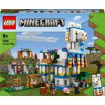 LEGO Minecraft 21188 Il Villaggio dei Lama, Casa Giocattolo con Animali della Fattoria, Giochi per Bambini Creativi