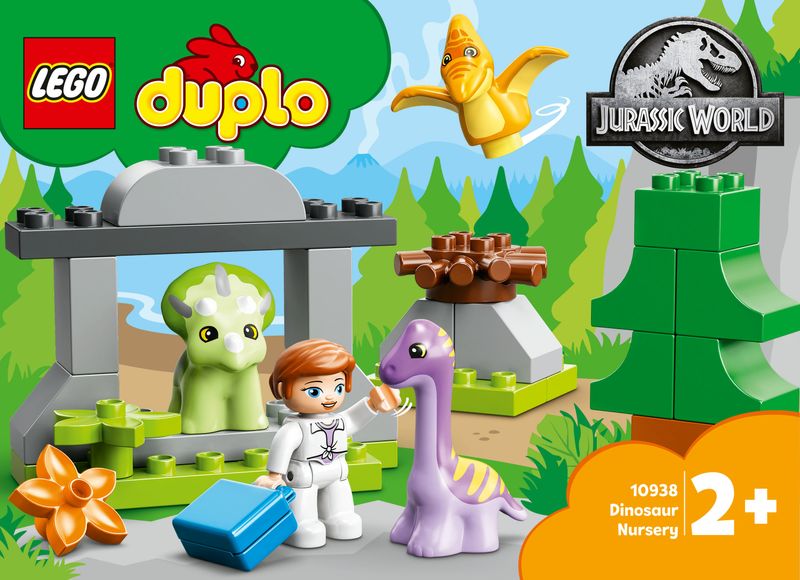 LEGO-DUPLO-Jurassic-World-10938-l’Asilo-Nido-dei-Dinosauri-Giocattolo-con-Mattoncini-Grandi