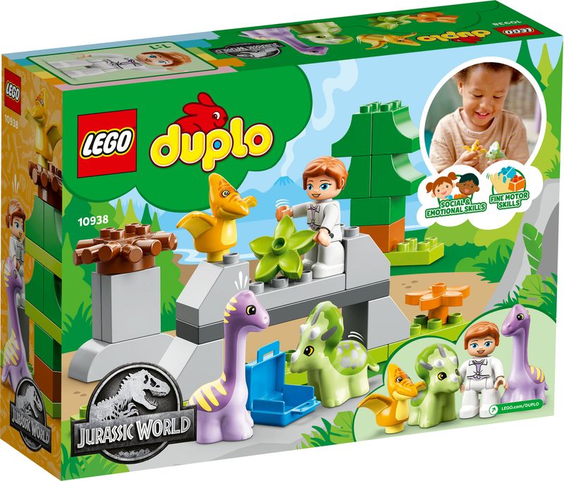 LEGO-DUPLO-Jurassic-World-10938-l’Asilo-Nido-dei-Dinosauri-Giocattolo-con-Mattoncini-Grandi