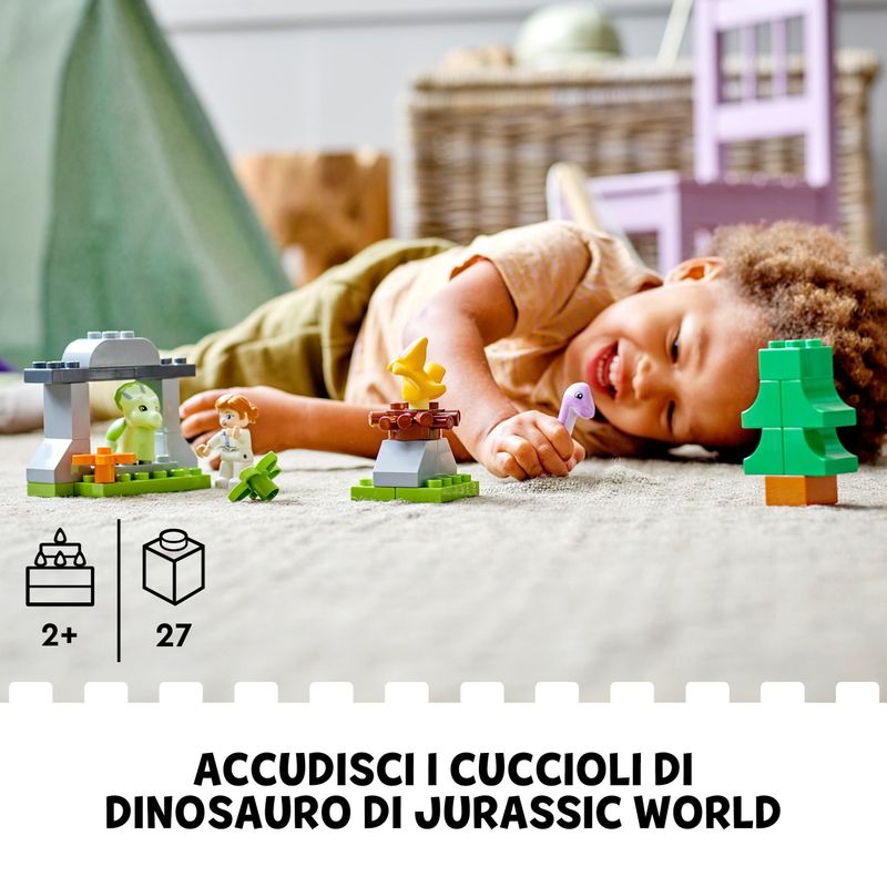 LEGO-DUPLO-Jurassic-World-10938-l’Asilo-Nido-dei-Dinosauri-Giocattolo-con-Mattoncini-Grandi