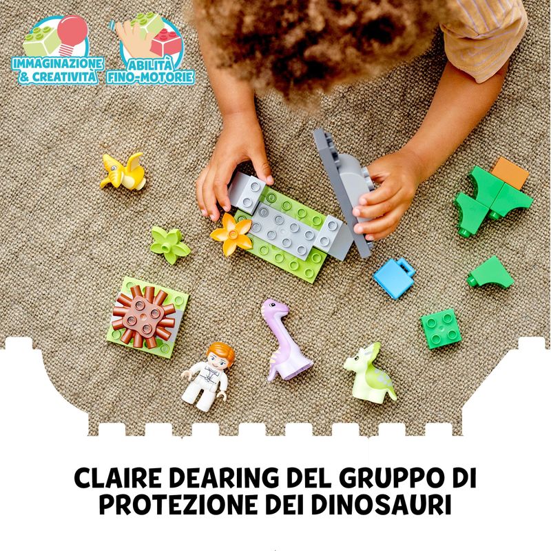 LEGO-DUPLO-Jurassic-World-10938-l’Asilo-Nido-dei-Dinosauri-Giocattolo-con-Mattoncini-Grandi