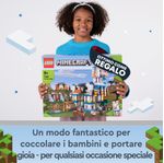 LEGO-Minecraft-21188-Il-Villaggio-dei-Lama-Casa-Giocattolo-con-Animali-della-Fattoria-Giochi-per-Bambini-Creativi