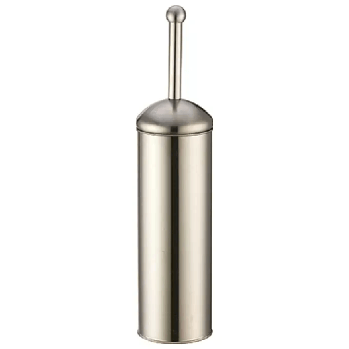 VIGOR-BLINKY Vigor Portascopino Wc Inox Tondo Liscio H. 41.5cm