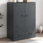 VidaXL Credenza Antracite 67x39x95 cm in Acciaio