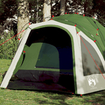 VidaXL Tenda a Cupola da Campeggio 3 Persone Verde a Rilascio Rapido