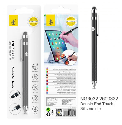 Senza marca TOUCH PEN CON DOPPIA PUNTA NERA - NG6032