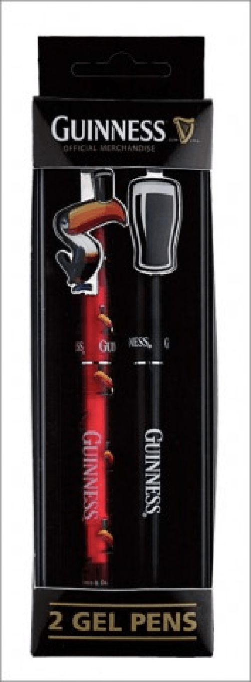Senza marca SET 2 PENNE GUINNESS