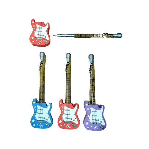 Senza marca MATITA CON GOMMA A FORMA DI CHITARRA