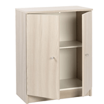 Pidema:Armadio basso multiuso con ripiano regolabile, dimensioni 62x34x80 cm. Mobile armadietto in offerta