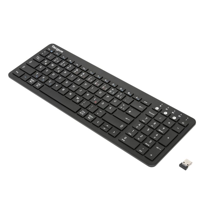 Targus-AKB863DE-tastiera-Bluetooth-QWERTZ-Tedesco-Nero