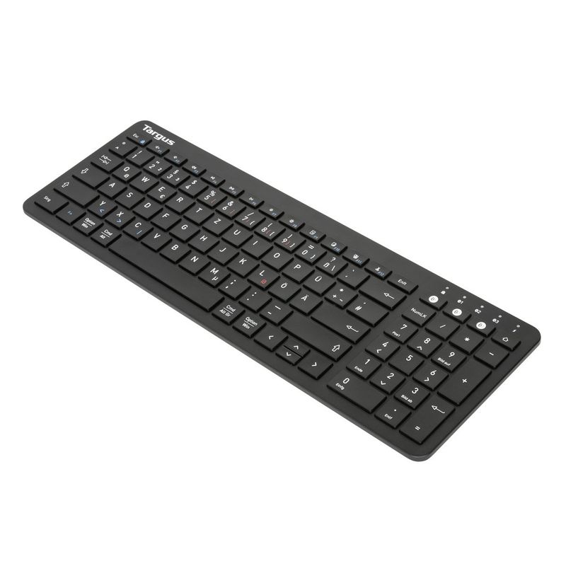 Targus-AKB863DE-tastiera-Bluetooth-QWERTZ-Tedesco-Nero