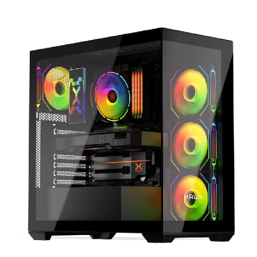 Krux Case computer desktop ATX Krux KRXD004 Nero