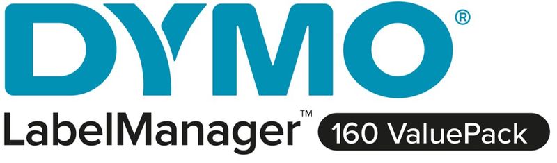 Dymo-Label-Manager-160-Value-Pack-inclusi-etichette-standard-3x-12mm-nero-su-bianco