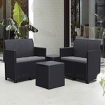 Keter Claire Corner Double Seater Grafite