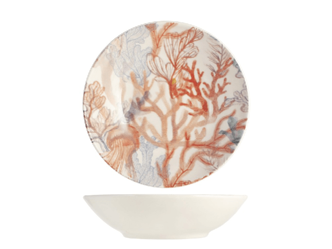 H&h 2x H&amp;H Servizio 18 pezzi tavola Mayabay in stoneware decorati