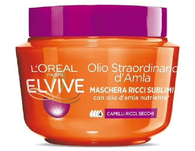 L'oreal 6x Bundle L'Oreal Elvive Maschera Olio Straordinario Ricci Sublimi 300Ml