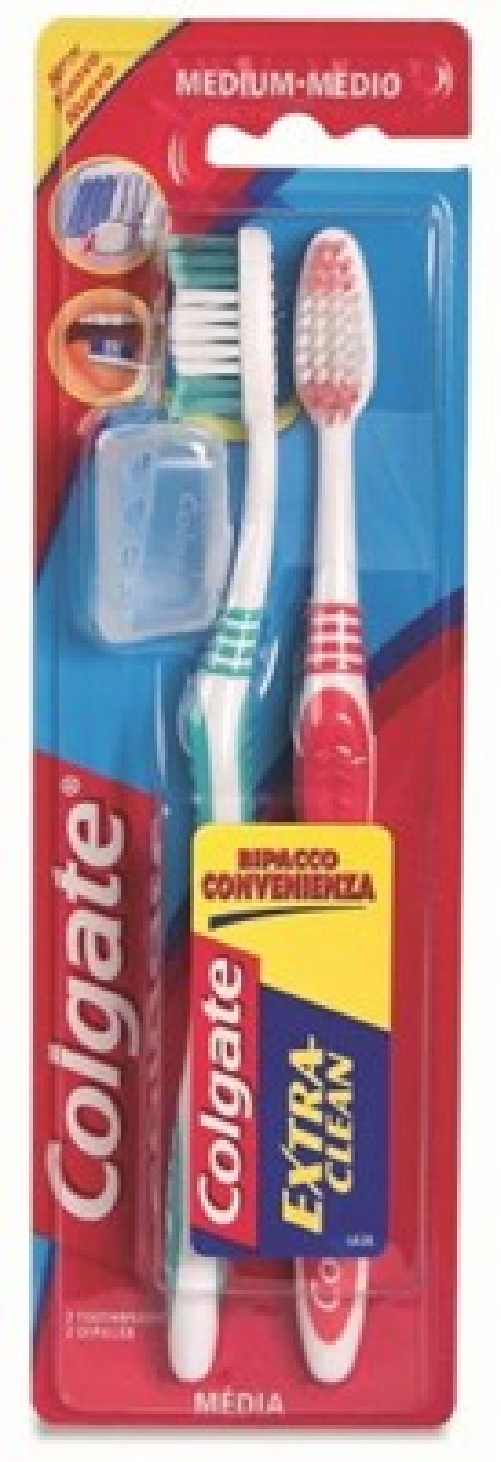 Colgate 12x Bundle Colgate Spazzolino Denti Extraclean X 2 Medi