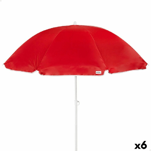 Aktive Ombrellone Aktive UV50 Ø 220 cm Poliestere Metallo 220 x 209 x 220 cm (6 Unità)