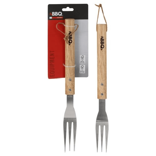 Bbq Forchettone barbecue Inox e Legno