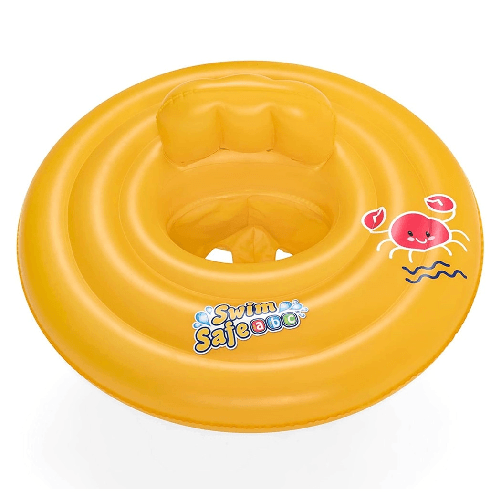 TrAdE Shop Traesio  Salvagente Gonfiabile Galleggiante A Mutantina Per Bambini Rotondo 69cm Swim Safe 32096 -