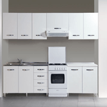 Pidema:Mobile per cucina componibile con anta 60 cm bianco frassinato. Mobili base per cucine componibili, dimensioni 85x60x50 cm.