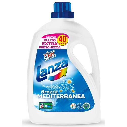 Lanza Lavatrice Liquido 40 Lavaggi Brezza Mediterranea