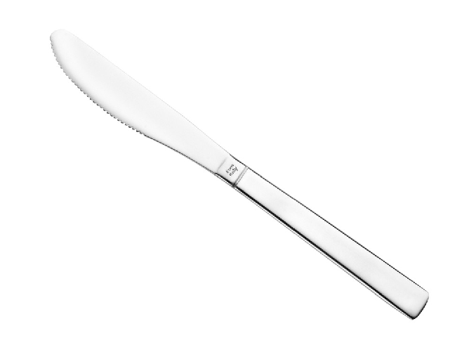 Vesna 12x Coletello Da Tavola Stampato Acciaio Inox, Punto, Vesna Cm 21,5