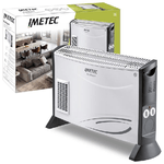 Imetec Eco Rapid, Stufa Elettrica 2000 W, Tecnologia a Basso Consumo Energetico, Termoconvettore 4 Temperature