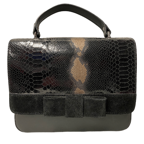 MEMU BORSA BORSE DONNA MEMU M1016 PELLE NERO ORIGINALE 4 STAGIONI