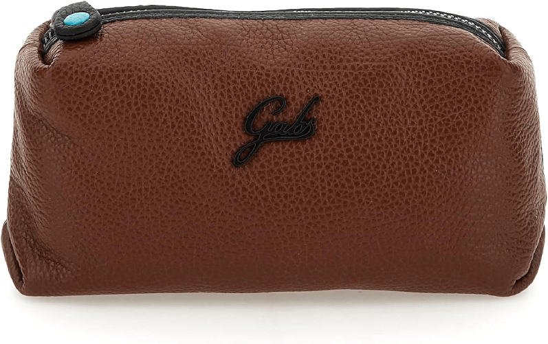 GABS BORSA BEAUTY CASE DONNA GABS G000080ND X0421 PELLE C1545 CUOIO ORIGINALE AI 2025