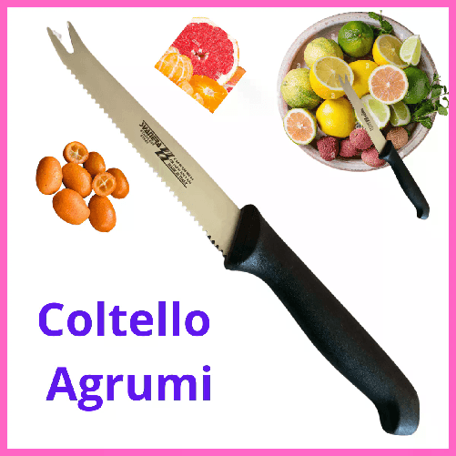 SVANERA Coltello per agrumi seghettato coltelli da cucina professionale multiuso frutta