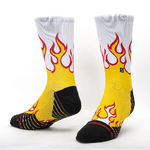 Scrimmage Calzini unisex Scrimmage Everyday Flame White