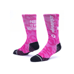Scrimmage Calzini unisex Scrimmage My Girlfriend/Boyfriend calze da Padel Fuxia