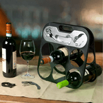 Cecaro Group Cantinetta Portabottiglie 6 Posti h30,5x30x15 cm