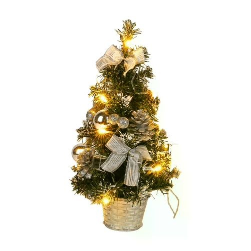Cecaro Group Albero di Natale da Tavolo con 20 Luci LED, 40 cm