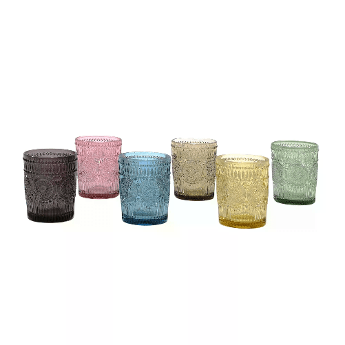 Cecaro Group Set 6 Bicchieri da Acqua Colorati 30 cl