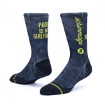 Scrimmage Calzini unisex Scrimmage My Girlfriend/Boyfriend calze da Padel Black