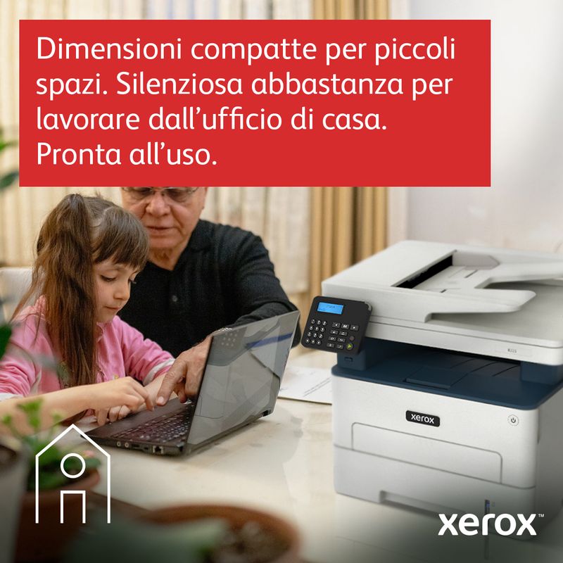 Xerox-B225-A4-34-ppm-Copia-Stampa-Scansione-fronte-retro-wireless-PS3-PCL5e-6-ADF-2-vassoi-Totale-251-fogli