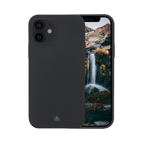 Dbramante1928 Monaco custodia per cellulare 155 cm 6.1 Cover Nero (MONACO IPHONE 12/12 PRO NIGHT B - PRO