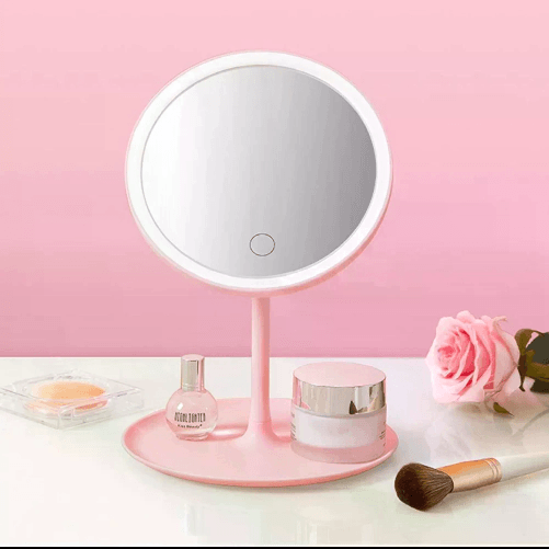 Cecaro Group Specchio per Trucco con Luce e Porta USB