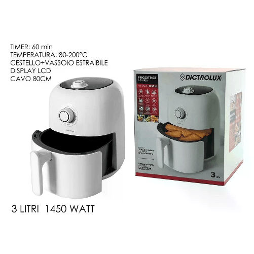 Cecaro Group Friggitrice ad Aria da 3 Litri