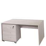 Pidema:Scrivania ufficio olmo larga 120 cm. Scrivanie in legno porta pc per arredamento camerette, dimensioni 73x120x73 cm.