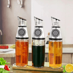 Cecaro Group Dispenser di Olio e Aceto in Vetro con Dosatore e Scala Graduata - 241g